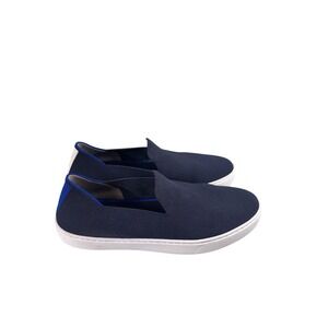 Rothy's Navy Blue Knit Slip On Shoes Sneakers Women's Size 9